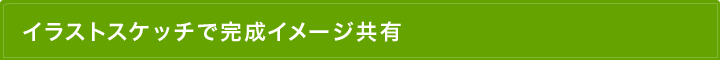 イラストスケッチで完成イメージ共有